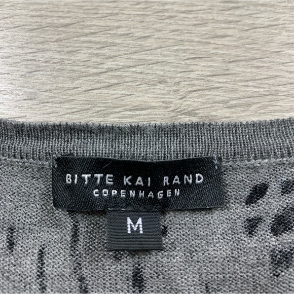 Bitte Kai Rand Copenhagen Grey Wool Cardigan Sweater - Picture 3 of 7